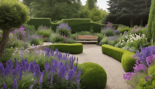 Façonnons un jardin coloré avec des fleurs violettes