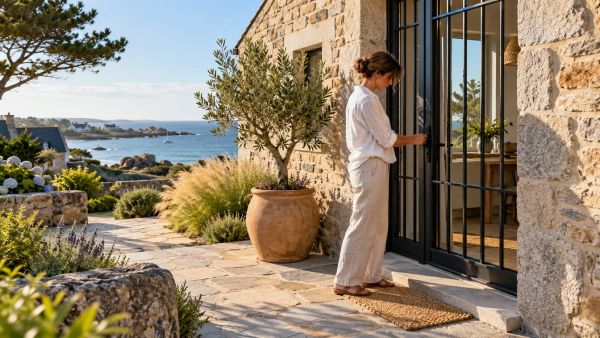 Meilleures stratégies pour protéger votre porte vitrée d'entrée