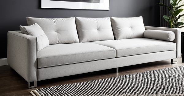 Optimisez votre espace avec un grand canapé droit convertible