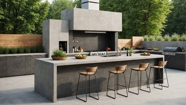 10 idées créatives pour aménager une cuisine d'été en béton cellulaire