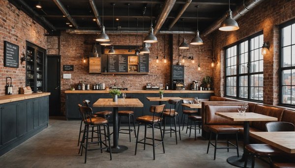 Mobilier restaurant industriel : alliez style et robustesse